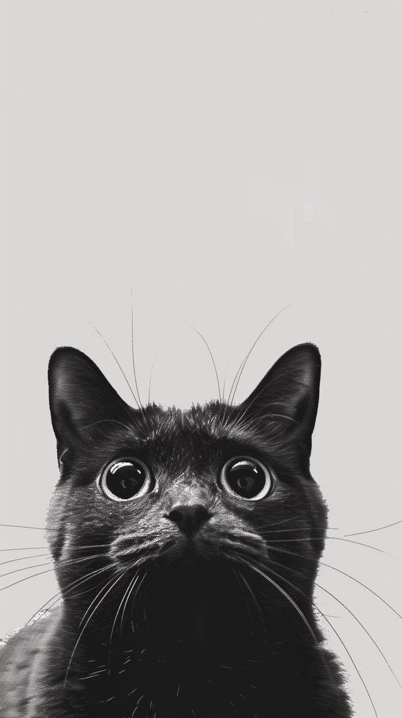 Adorable Black Cats: Free Mobile Wallpapers to Download