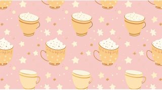 Download Charming Coffee Digital Background Images