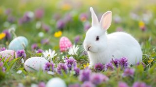 Cute Easter Bunny Wallpaper for Your Desktop Background