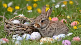 Free Pictures of Cute Easter Bunny Stock Photos