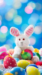 Cute Easter Bunny HD Wallpaper for Mobile Screens