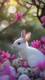 Beautiful Bunny Images for Easter Mobile Wallpaper