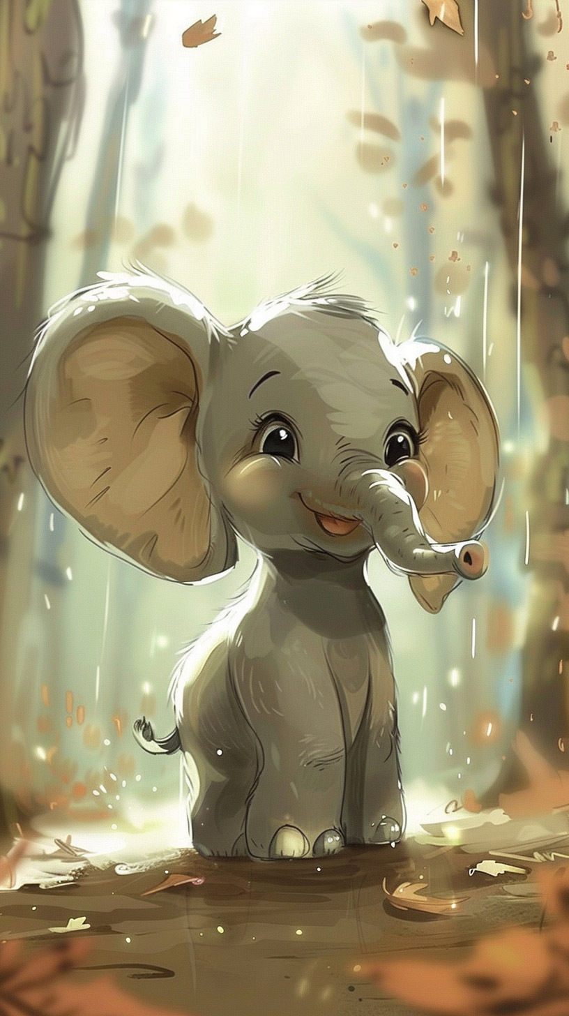 Charming Elephant Kid Photos for Your Mobile Device