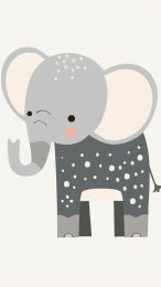 Cute Elephant HD Mobile Wallpaper for iPhone and Android