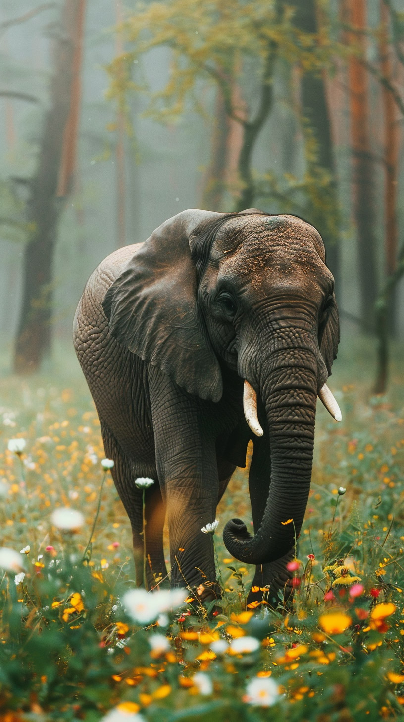 Unique Elephant-themed Images for Your Mobile Background