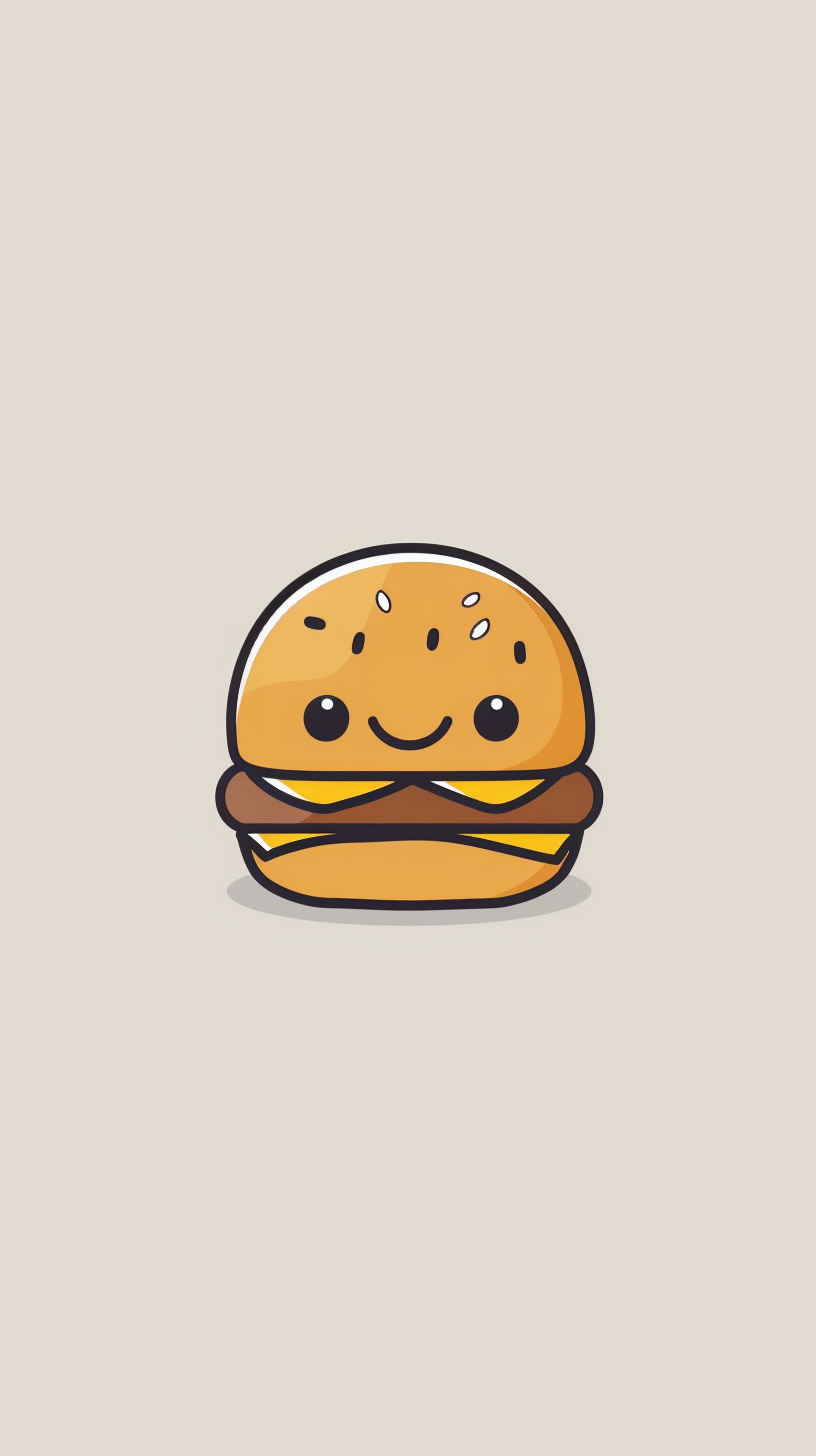 Cute Fast Food Mobile Wallpaper: Perfect for Your Phone