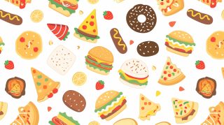 Stock Photos of Cute Fast Food for Wallpapers