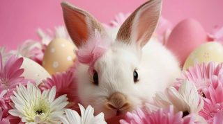 Cute Girly Easter Bunny HD Wallpaper Collection for Desktop