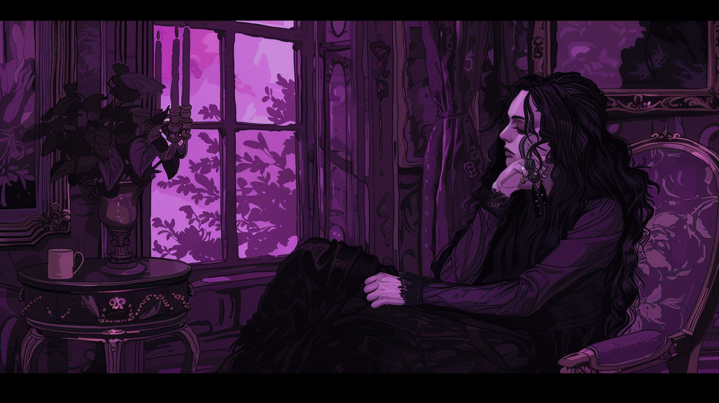 AI Wallpaper: Cute Goth Aesthetic Images for PC