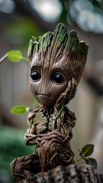 Adorable I Am Groot Digital Background for Android Users