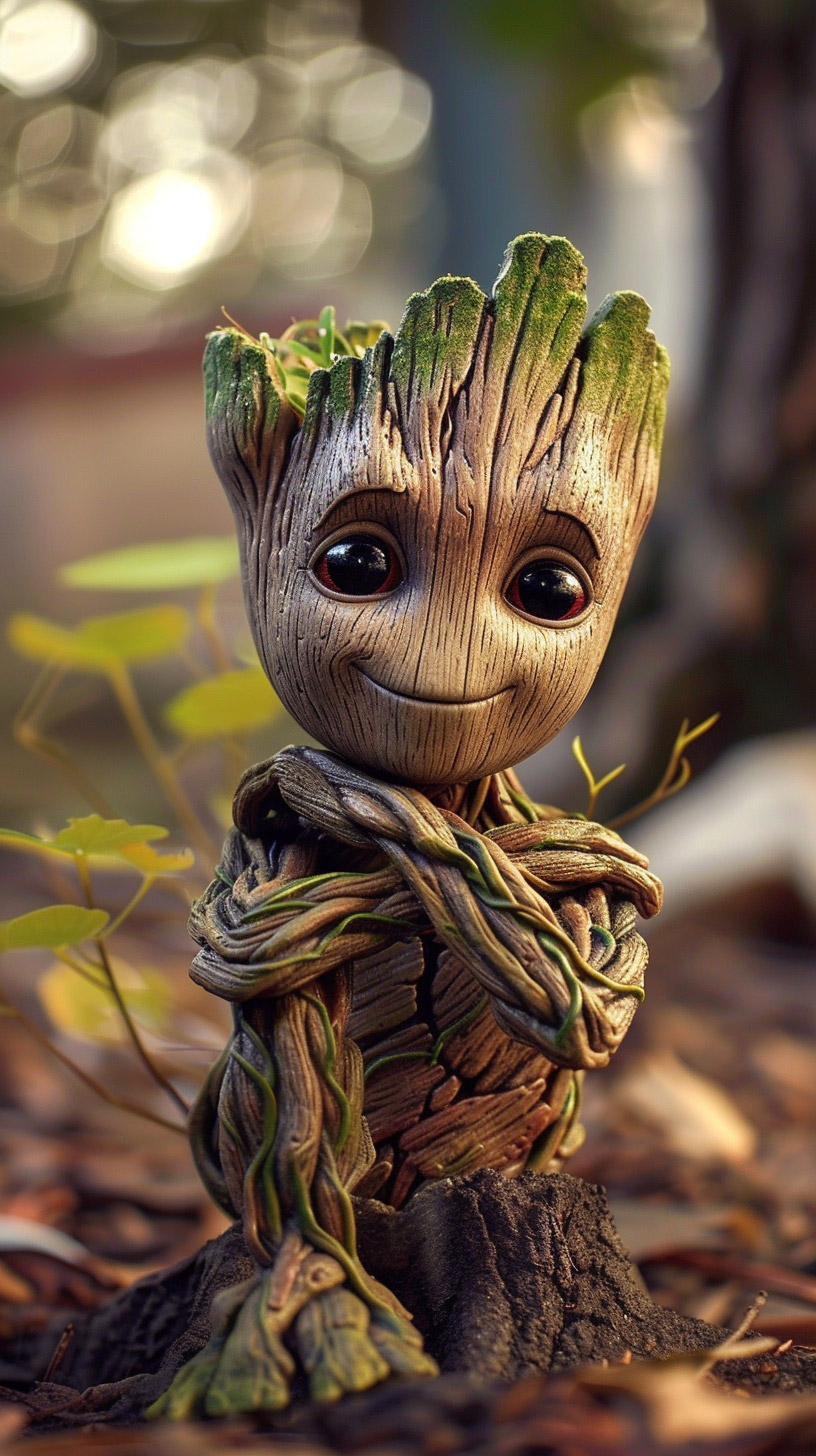 I Am Groot Mobile Wallpaper – Perfect for iPhone and Android