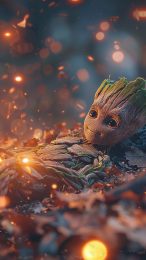 Charming I Am Groot Image for Your Mobile Device