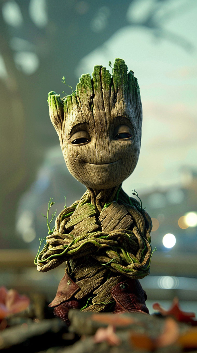 Brighten Your Phone with I Am Groot HD Pictures