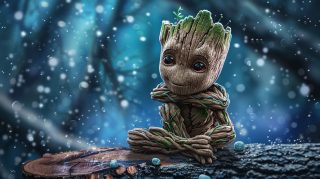 AI-Generated Cute I Am Groot Backgrounds Available