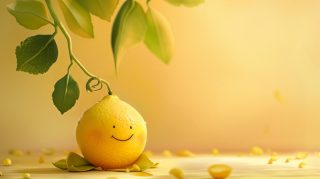 Download Cute Lemon Digital Background for PC Wallpapers