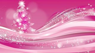 Best Free Wallpaper: Cute Pink Christmas Tree Designs