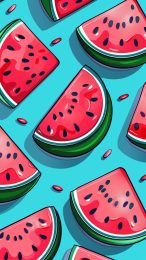 Cute Watermelon Wallpaper: Perfect for Mobile Devices