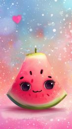 Cute Watermelon Pictures in High Definition for Cellphones