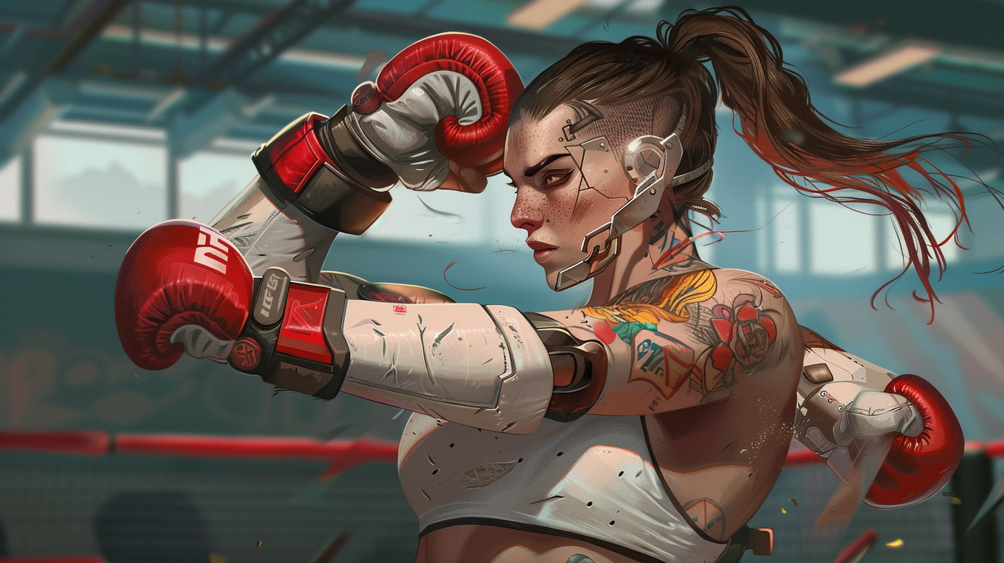 Cyborg MMA Fighters: Free 16:9 Desktop Wallpapers