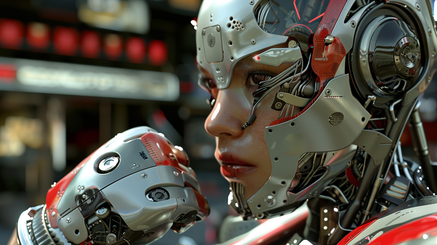 Vibrant Pictures of Female Fighting Cyborgs in HD