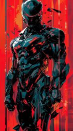 Transform Your Space with Cyborg Superman HD Logo Wallpaper