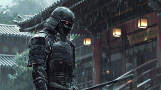 Captivating Cyberpunk Ninja Theme: Free Wallpapers