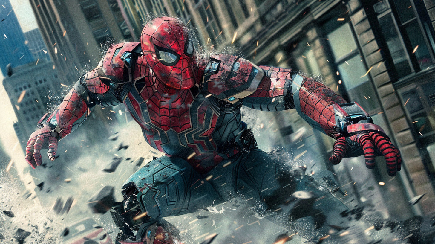 Cyborg Spider Man HD Wallpaper for Free Download