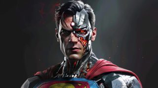 Ultra HD Cyborg Superman Desktop Background Free Download