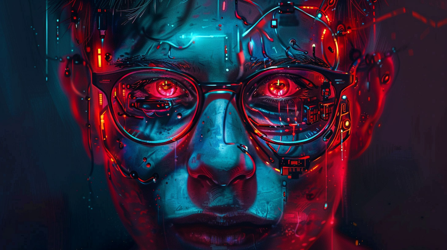 Digital Backgrounds: Stunning Cyborg Themes in 4k