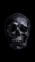 High-Quality Dark Skull Image for iPhone Wallpapers