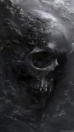 Dark Evil Skull Mobile Wallpaper Free for All Phones