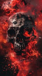 High Definition Dark Evil Skull Photos for Mobile