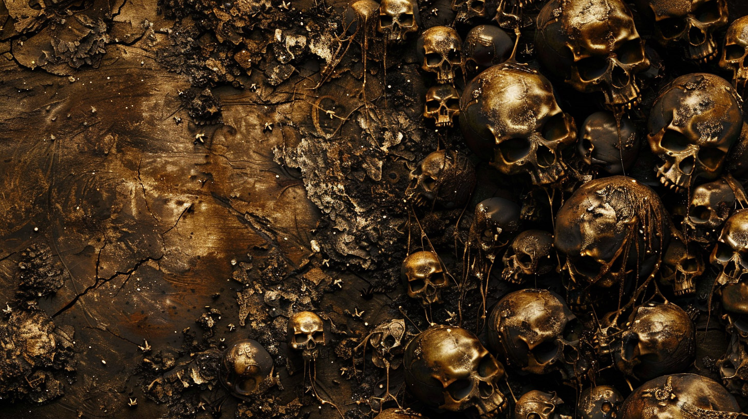 Sinister HD Wallpaper: Evil Skulls for Your PC