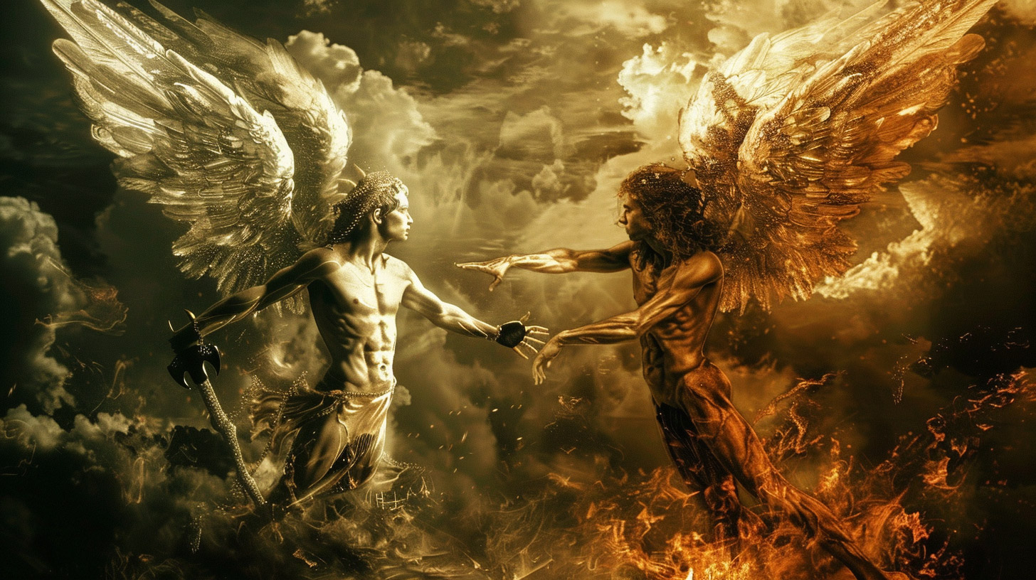 Demon and Angel Wallpaper: Free HD Download Options