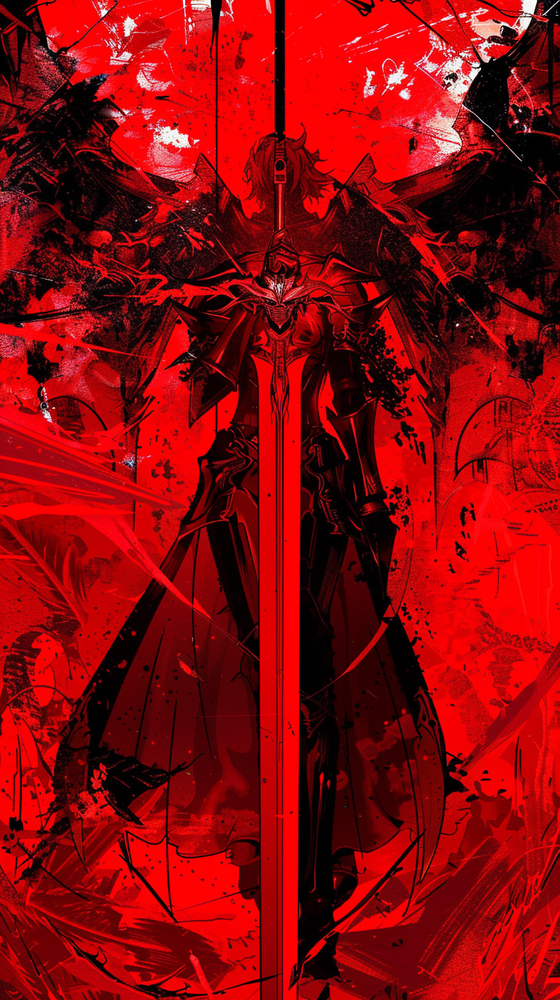 Demonic Anime Mobile Wallpapers: Eye-Catching 9:16 Designs