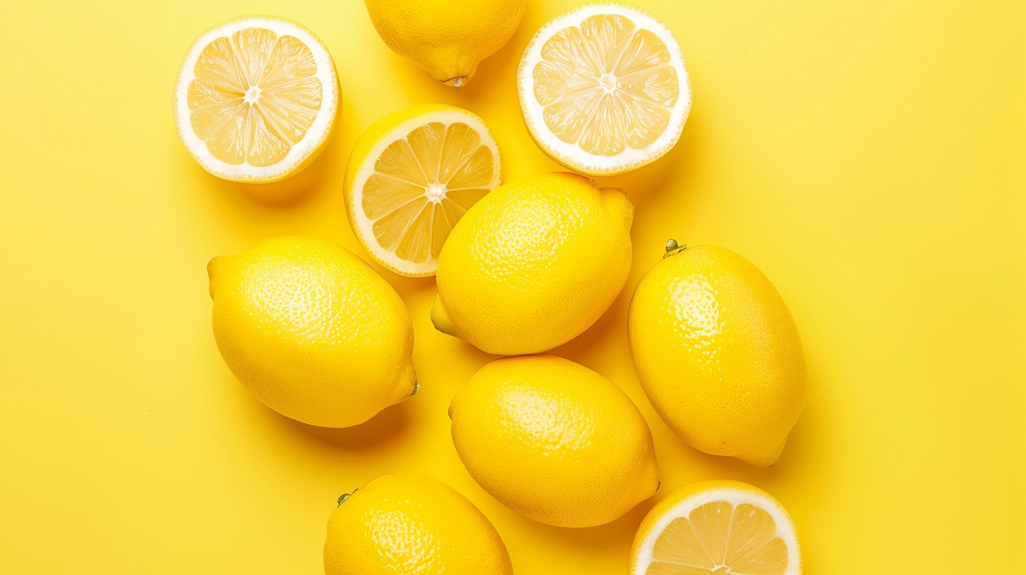 Vibrant Lemon Wallpaper in 16:9 Aspect Ratio