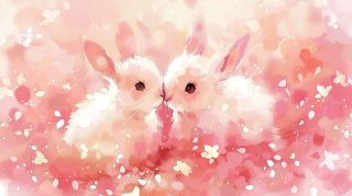 Easter Bunny Digital Background: Free Download Options