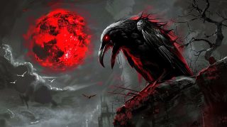 Evil Crow Skull Live Wallpaper: Free Download Options