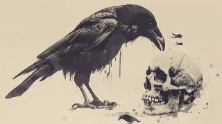 Free Evil Crow Skull HD Pics for Your Wallpaper