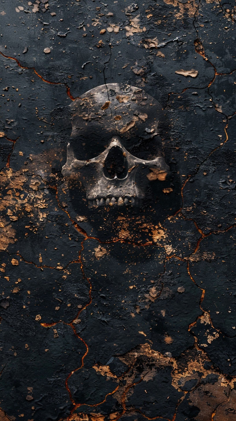 Free HD Scary Skull Photo for Mobile Wallpaper