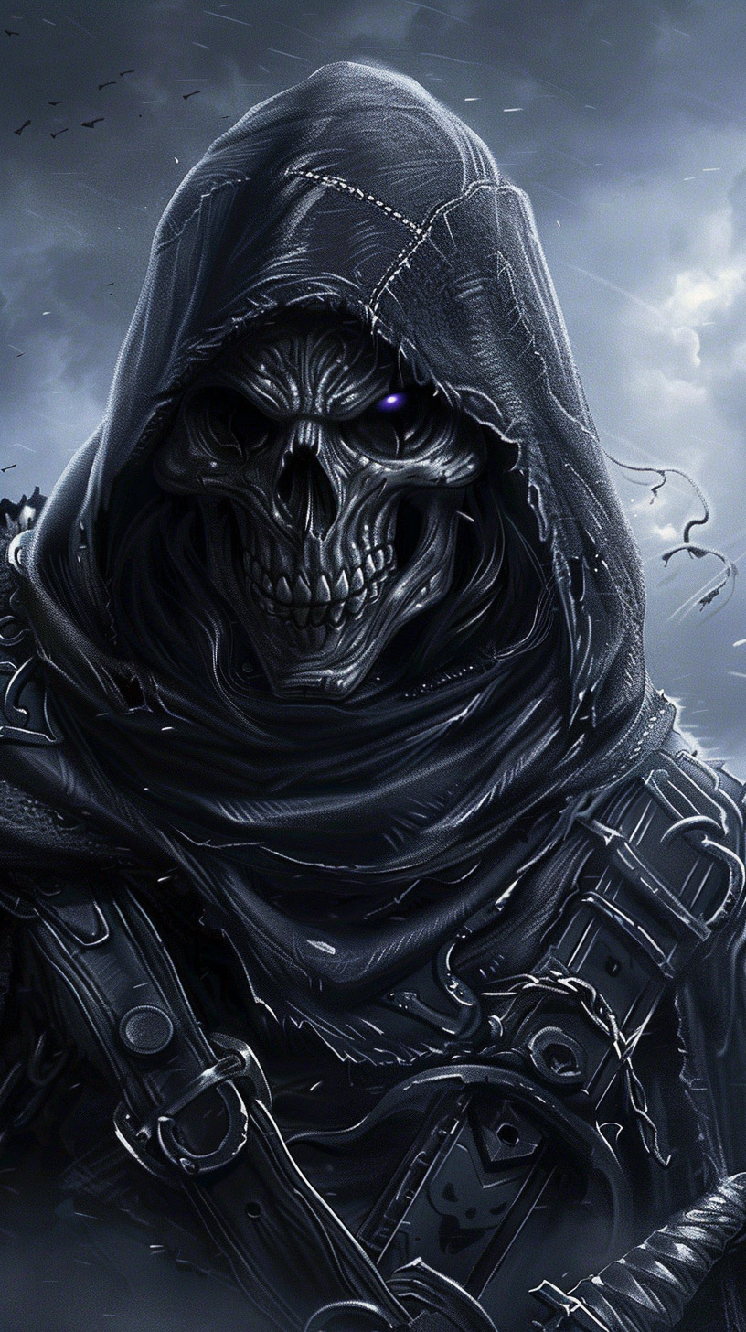 Mysterious Evil Skull Photo for Stunning Mobile Background