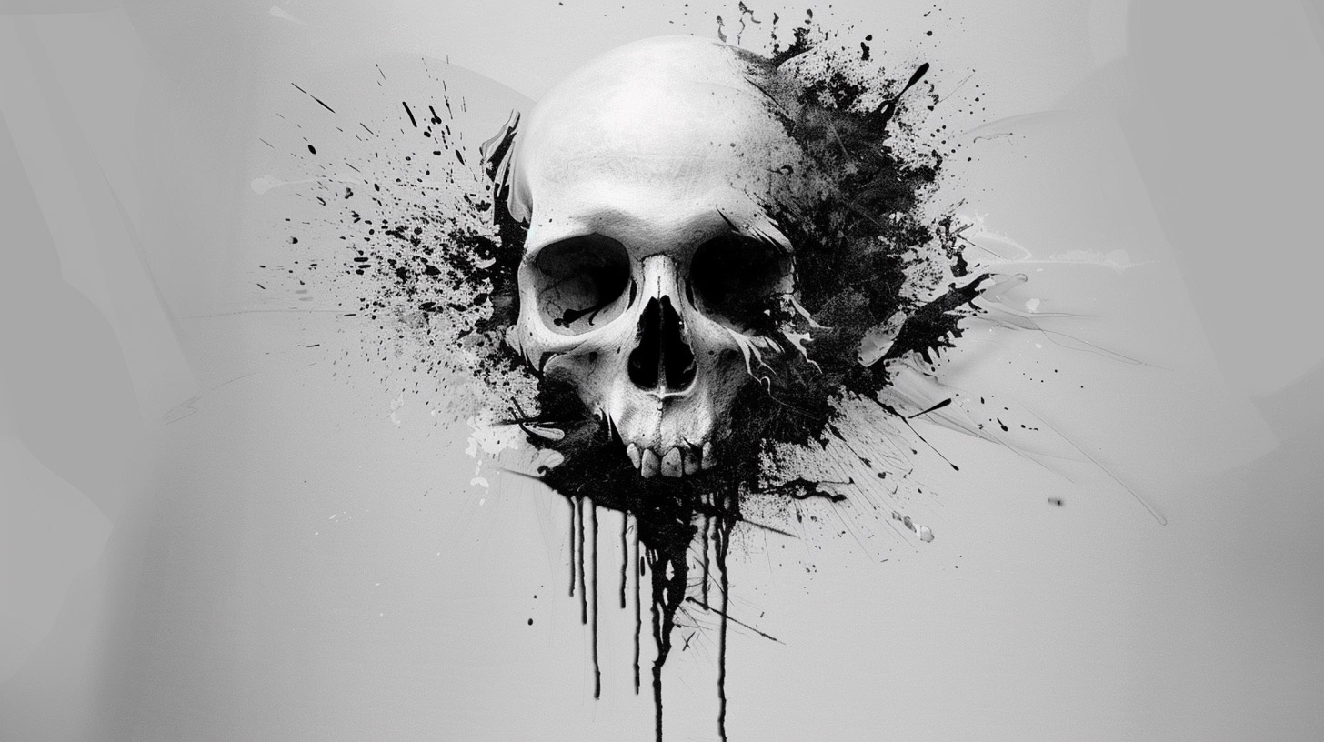 Chilling Skull Images: 4K and 8K Desktop Backgrounds