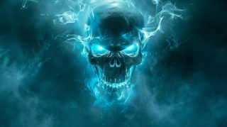 Dark Skull AI Wallpaper: Stunning 1920x1080 Backgrounds