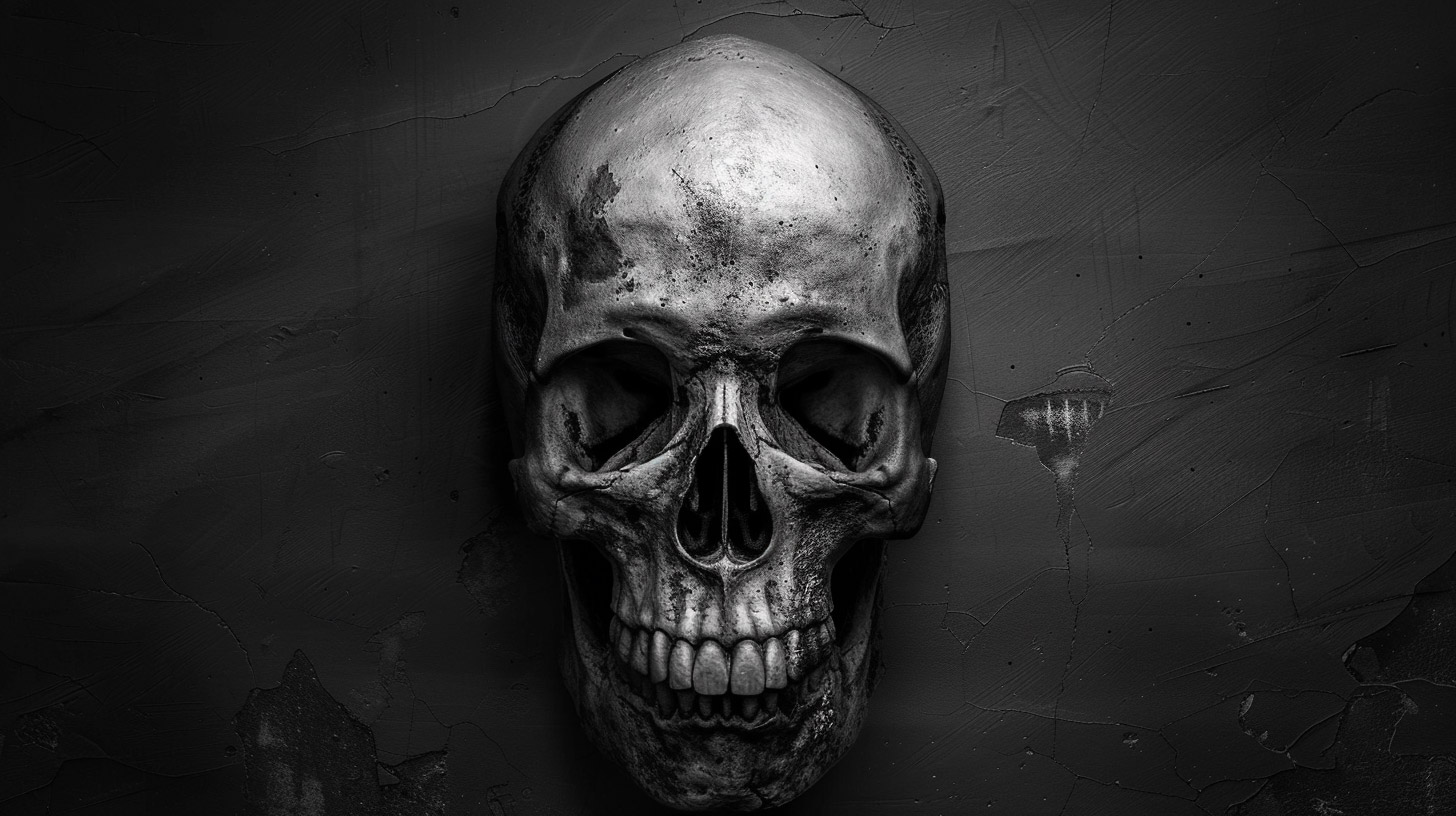 16:9 Evil Skull Images for Free Wallpaper