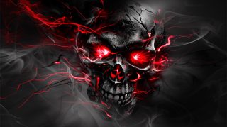 AI Wallpaper: Dark and Evil Skull Images to Download