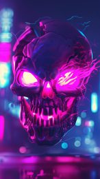 Cool Evil Skull Image for iPhone and Android