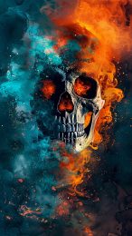 High-Definition Evil Skull Photos for Mobile Use