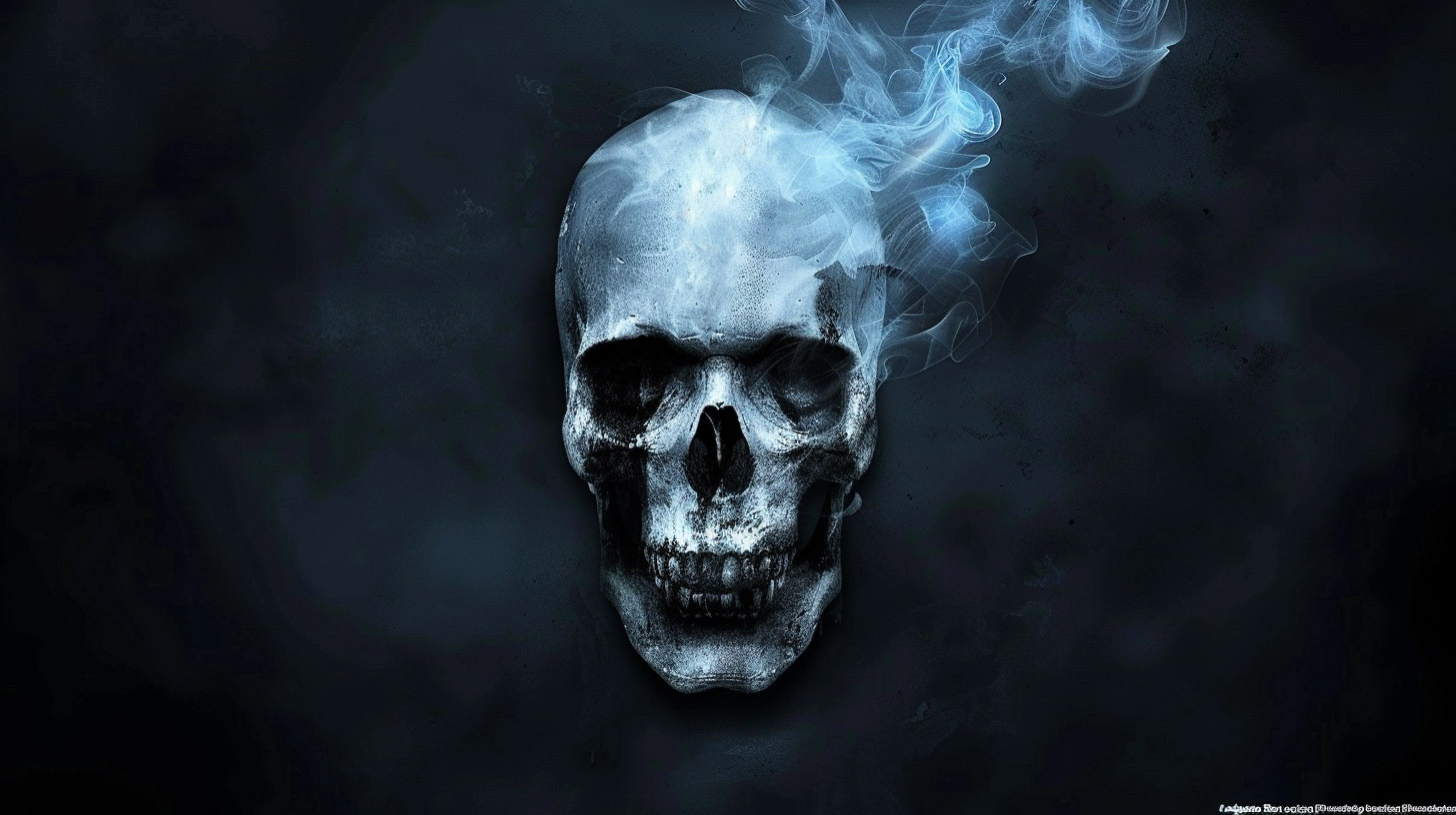 High-Quality Evil Skull HD Wallpaper for PC