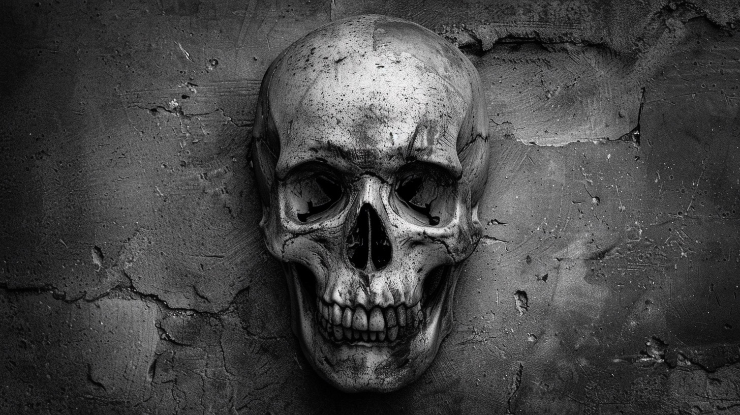 Stunning 4K Evil Skull Image for PC Wallpapers