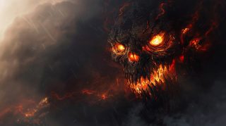 1920x1080 Evil Skull Desktop Background - Free Pics